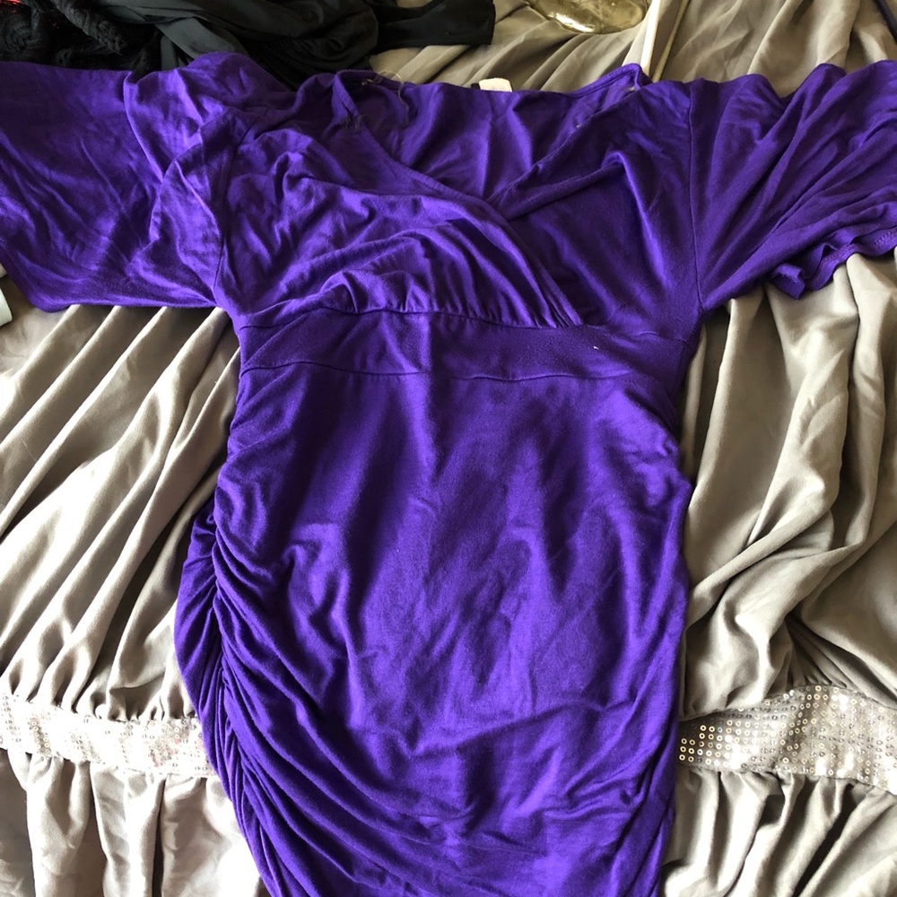 Purple dress